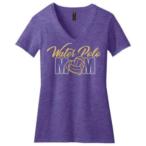 Glitter Water Polo Mom Tshirt Thumbnail